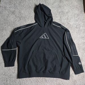 Adidas x James Harden Cross-Up Hoodie Windbreaker Black Men's size XL